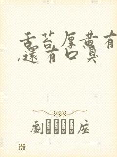 舌苔厚黄有齿痕,还有口臭