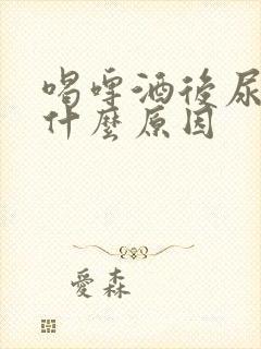 喝啤酒后尿多是什么原因