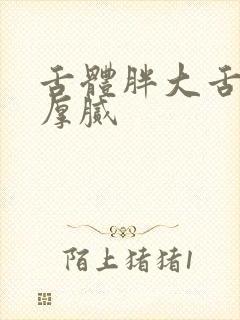 舌体胖大舌苔白厚腻