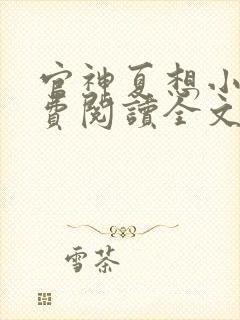 官神夏想小说免费阅读全文