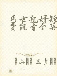 丐世龙婿短剧免费观看全集