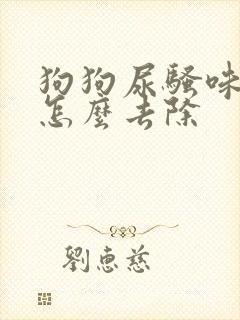 狗狗尿骚味很重怎么去除