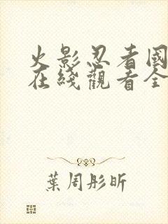 火影忍者国语版在线观看全集