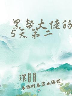 黑帮大佬的365天第二