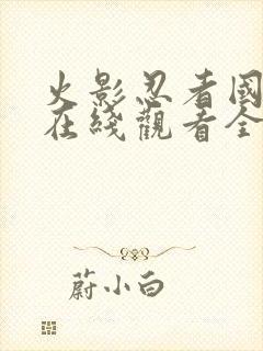 火影忍者国语版在线观看全集