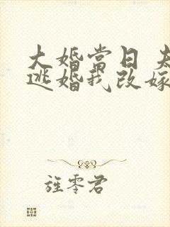 大婚当日 夫君逃婚我改嫁