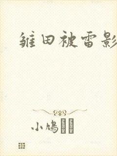 雏田被雷影