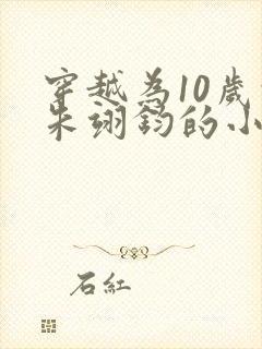 穿越为10岁的朱翊钧的小说