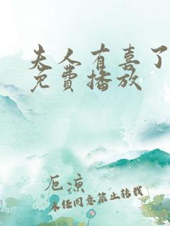 夫人有喜了短剧免费播放