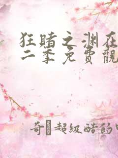 狂赌之渊在线第二季免费观看