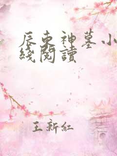 辰东神墓小说在线阅读