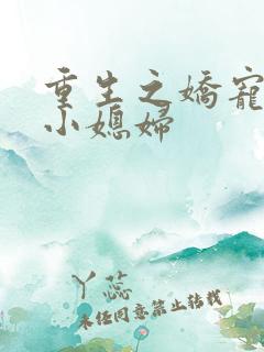 重生之娇宠粘人小媳妇