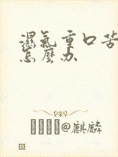 湿气重口苦口臭怎么办