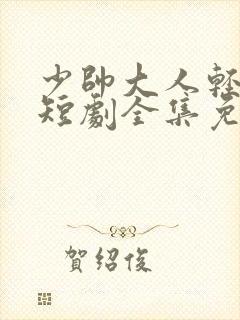 少帅大人轻轻宠短剧全集免费