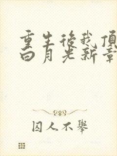 重生后我顶替了白月光新章节