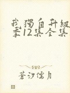 我独自升级第二季12集全集无删减版