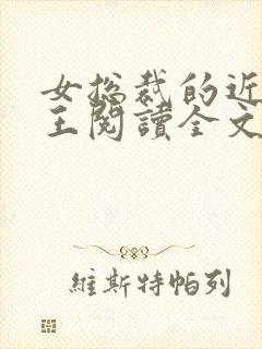 女总裁的近身兵王阅读全文