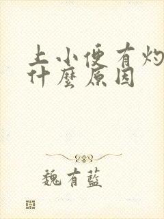 上小便有灼热感什么原因