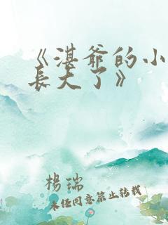 《湛爷的小妖精长大了》