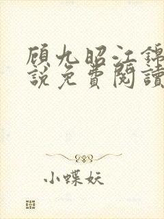 顾九昭江锦禾小说免费阅读最新章节