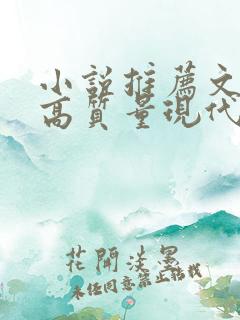 小说推荐文笔好高质量现代言情