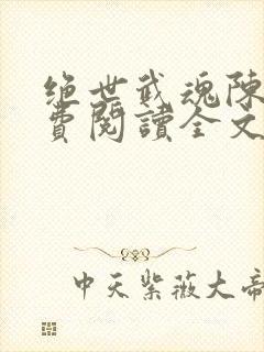 绝世武魂陈枫免费阅读全文5407章