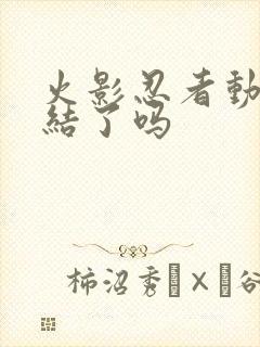 火影忍者动漫完结了吗