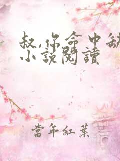 叔,你命中缺我小说阅读