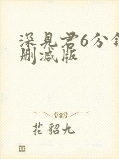 深见君6分钟未删减版