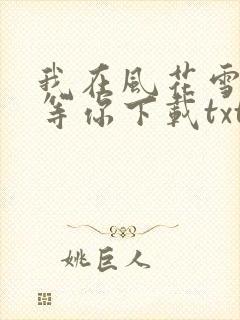 我在风花雪月里等你下载txt下