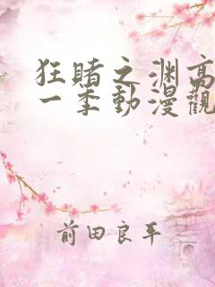 狂赌之渊高清第一季动漫观看