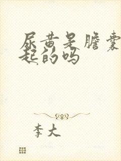 尿黄是胆囊炎引起的吗