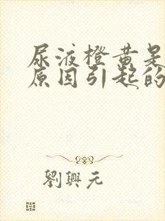 尿液橙黄是什么原因引起的