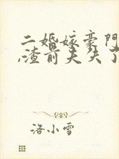 二婚嫁豪门大佬,渣前夫失了控小说版