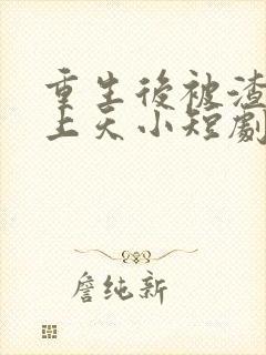 重生后被渣男宠上天小短剧