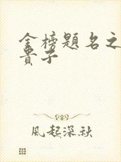 金榜题名之寒门贵子