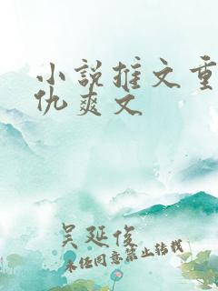 小说推文重生复仇爽文
