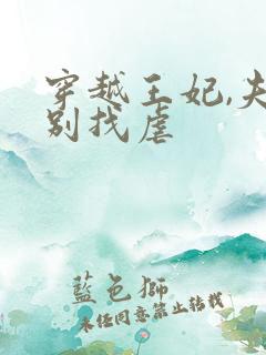 穿越王妃,夫君别找虐