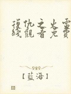 复仇之火电影在线观看免费完整版