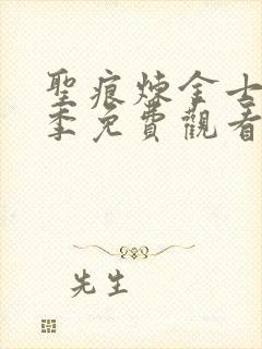 圣痕炼金士第二季免费观看动漫