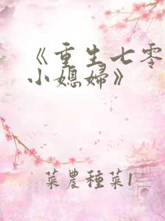 《重生七零年代小媳妇》