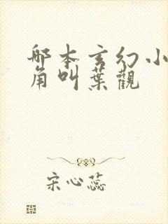 哪本玄幻小说主角叫叶观