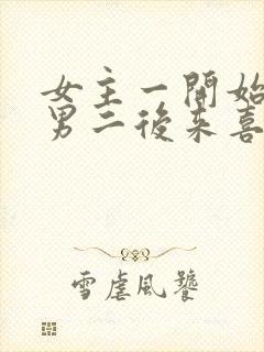 女主一开始喜欢男二后来喜欢男主的小说