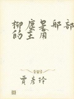 柳尘是哪部小说的主角