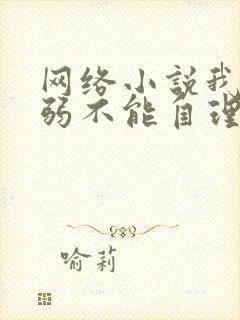 网络小说我那柔弱不能自理的夫君