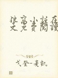 狼窝小说在线全文免费阅读笔趣