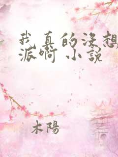 我真的没想当反派啊 小说