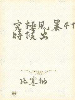 究极风暴4什么时候出