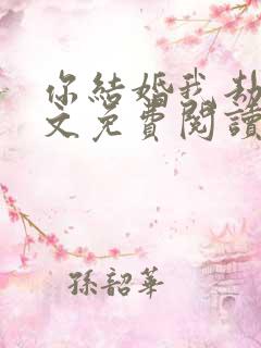 你结婚我劫婚全文免费阅读完整版