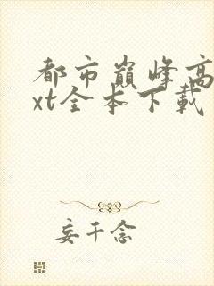 都市巅峰高手txt全本下载